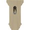Ekena Millwork 3 1/2"W x 3 3/4"D x 6"H Mini Jefferson Wood Corbel, Rubberwood CORW03X03X06JERW - alternate 3